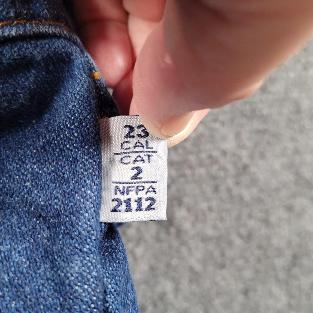 Tyndale FR Jeans Mens (39x32 Actual) Made in USA NFPA 2112 CAT 2 Arc Rated J230T